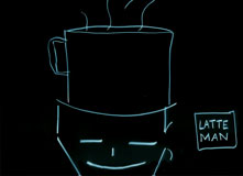 Sketch Latte Man by James Wallace